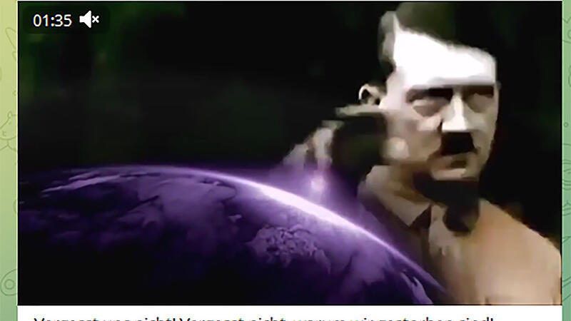 Hitler-Video: Impfgegner wegen Wiederbetätigung angezeigt