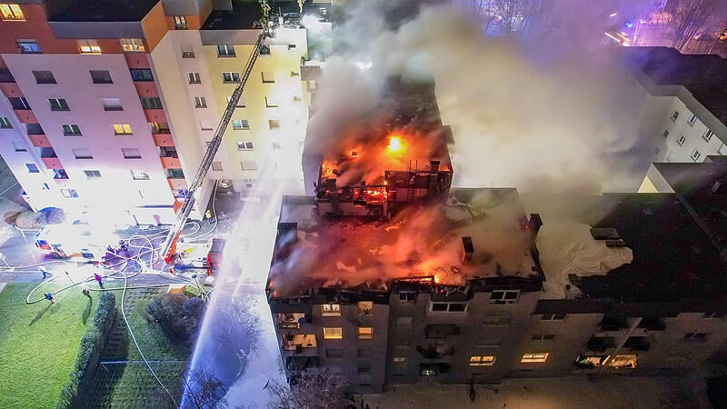 Mehrere Verletzte bei Brand in Linz