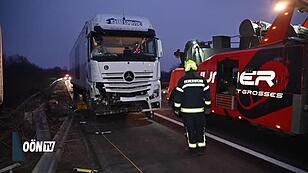 Lkw-Unfall auf A25