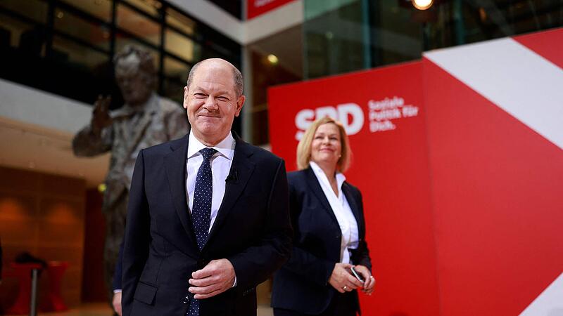 Für SPD-Urgestein Olaf Scholz ist der Weg ins Berliner Kanzleramt nun frei