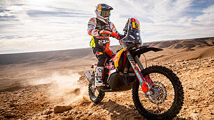 Walkner fährt bei der Rallye Dakar ganz vorne mit